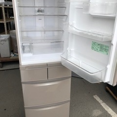 配送可能　日立 HITACHI R-K42D T [ビッグ＆スリム60 冷蔵庫（415L） 右開き5ドア ソフトブラウン]の画像