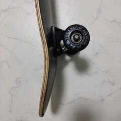 YOCAHER コンプリートスケートボード/スケボー BLANK COMPLETE SKATEBOARD NATURAL BLACK 7.75 スケボー 完成品 SK8 プレーンデッキの画像