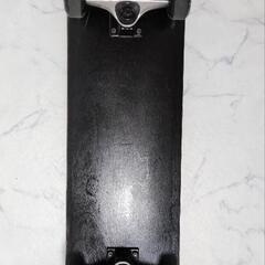 YOCAHER コンプリートスケートボード/スケボー BLANK COMPLETE SKATEBOARD NATURAL BLACK 7.75 スケボー 完成品 SK8 プレーンデッキの画像