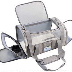 犬猫ペット用【キャリーバッグ】折りたたみ可の画像