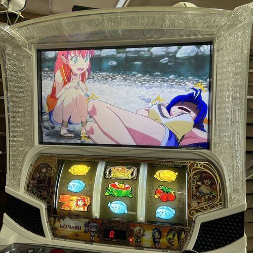 【パチスロ実機】コナミアミューズメント★マジカルハロウィン７【コイン不要機付】