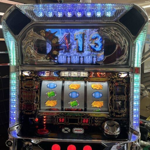 【パチスロ実機】ハイライツ・エンタテインメント★神の左手 悪魔の右目【不要機付】