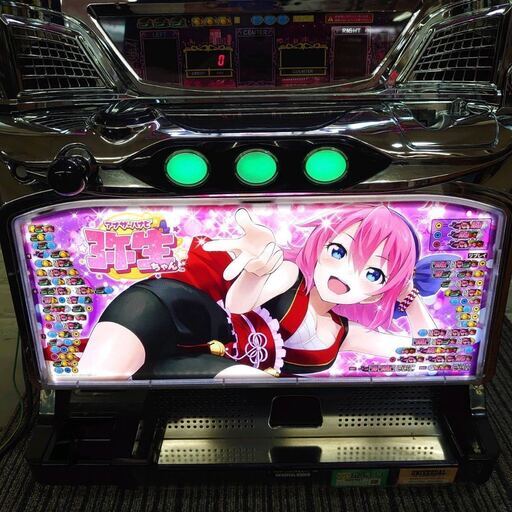 【パチスロ実機】ユニバーサルブロス★アナザーハナビ弥生ちゃん【不要機付】