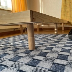 受け付けは今日まで すのこ シングルベッドの画像