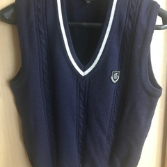 蒲郡高校　ニット　ベスト　美品