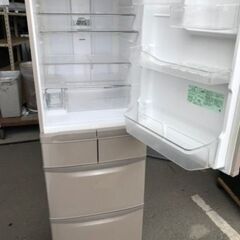 配送可能　日立 HITACHI R-K42D T [ビッグ＆スリム60 冷蔵庫（415L） 右開き5ドア ソフトブラウン]の画像