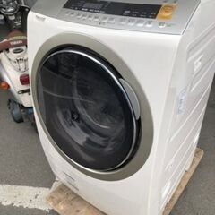 配送可能　シャープ SHARP ES-ZP1-NL [ドラム式プラズマクラスター洗濯乾燥機 （10kg） 左開き ゴールド系]