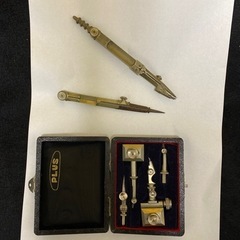 古いコンパス、デバイダ　差し上げます