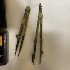 古いコンパス、デバイダ　差し上げますの画像
