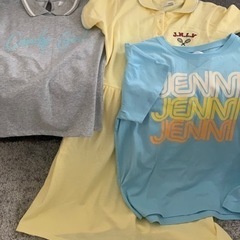 未使用　値下げJenny 160.150ワンピ、Tシャツ