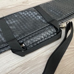 竹刀袋 レザー編み込み の画像