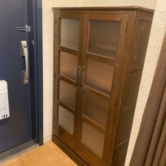 昭和　レトロ　アンティーク本棚