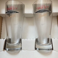 アサヒスーパードライビアグラス2個セット