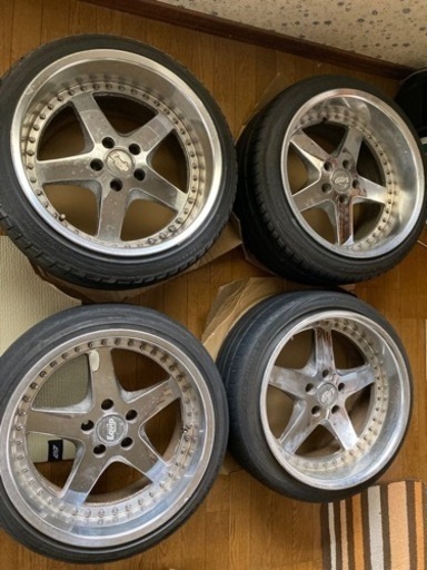 【受け渡し予定者有り】⚡️【ジャンク】エクイップEquip 18インチ　深リム⚡️