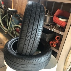 決まりました^o^165/55R14  中古タイヤ２本　　無料