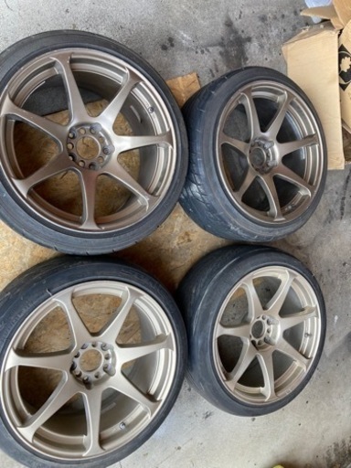 【受け渡し予定者有り】⭐️18インチ　9j  9.5j  逆反りホイール⭐️