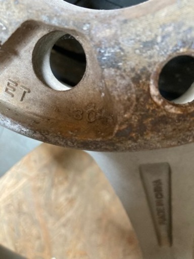 【受け渡し予定者有り】⭐️18インチ　9j  9.5j  逆反りホイール⭐️