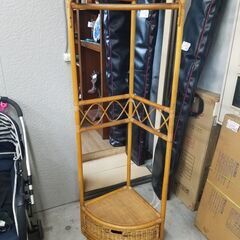 リサイクルショップどりーむ天保山店 No5403 籐ラック 籐物...