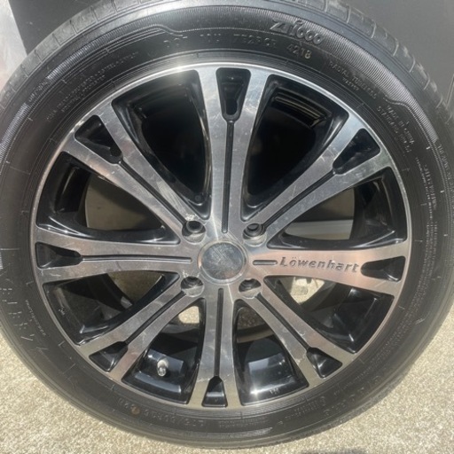 社外アルミホイールセット1台分　予備1本付き