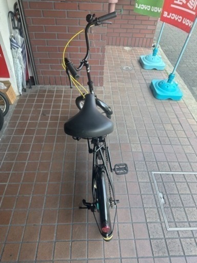 ★美品★16インチ　シングルスピード折り畳み自転車　ブラック