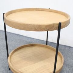 moda en casa/モーダエンカーサ HUMLA END TABLE フムラエンドテーブル サイドテーブル ヨーロピアンスタイル 中古 店頭引取歓迎 R7067)