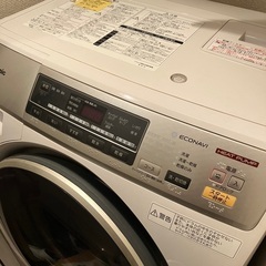 ドラム式洗濯機　Panasonic パナソニック　ヒートポンプ　洗濯乾燥機　ドラム型洗濯機の画像
