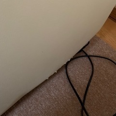 ニトリ レザー 3人掛けソファ 電動リクライニングの画像