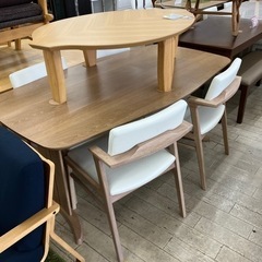 ✨半年使用✨東京インテリア購入品✨定価158,000円✨シギヤマ家具✨160 ダイニング5点セット✨食卓セット✨