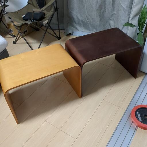 ニトリ　サイドテーブル　ショコラ　2個セット