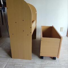 マガジンラック収納引き出し付きの画像