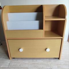 マガジンラック収納引き出し付きの画像