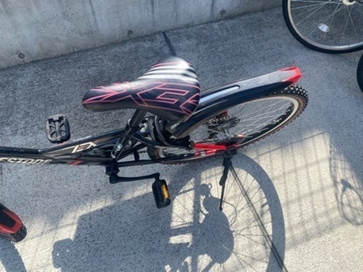 ブリジストン 24インチ 6段変速 男の子 ブラック 中古自転車 子供用