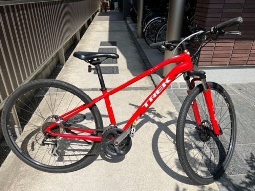 トレッククロスバイク　DUAL SPORT2 赤色