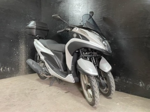★お支払い総額14.8万円★ 買取強化中！どんな車両も1万円～保証します！ ヤマハ トリシティ125 SE82J 機関良好！外観良好！実走行9000キロ！ リアボックス付き！通勤通学に♪