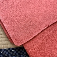 値下げ❗️新品・未使用！草木染　無地　着物　正絹の画像