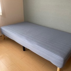 【シングルベッド】コイルマットレスベッド