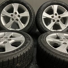 【YOKOHAMA ice GUARD iG60 205/55R16】スタッドレス【トヨタ 純正ホイール 16インチ 6.5J5HPCD114.3+45】オーリス等　(TF982) クレジットカード QRコード決済可能