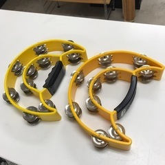 O2304-688 タンバリン2個セット バラ売り不可 現状お渡し