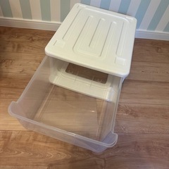 【美品】３段チェスト2個　衣装ケース4個　6個セットの画像