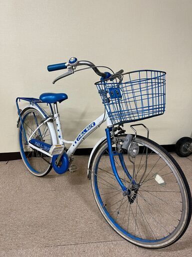 【北見市発】SHELL ROSE  ジュニア自転車　F121236413  24インチ 白 (E1547wY)