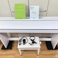 CASIO PX-750WE 電子ピアノ ホワイト 2014年製...