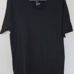 (話し合い中Y)     無印良品の黒い無地メンズTシャツになり...