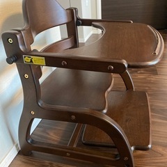 大和屋　すくすくローチェア　取扱説明書有の画像