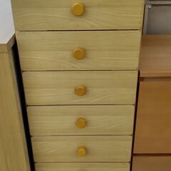 ★ジモティ割あり★  チェスト クリーム H117.5×D41....