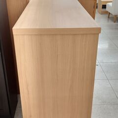 ★ジモティ割あり★ ニトリ チェスト 茶 H97.5×D42×W126 クリーニング済み TJ488の画像