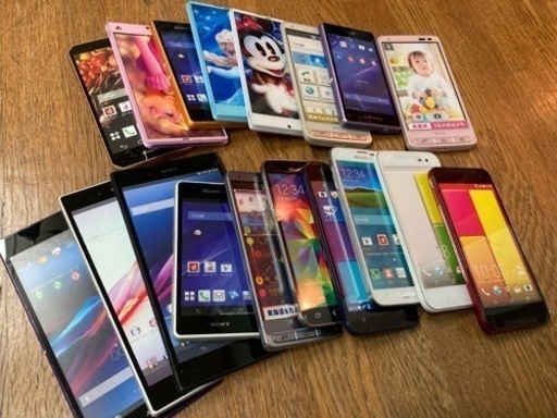 携帯電話デモ機17台セット