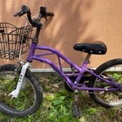 子供用自転車お譲りします　18インチですの画像