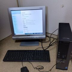 【値下げしました】ＤＥＬＬデスクトップPC+１７インチモニター+...
