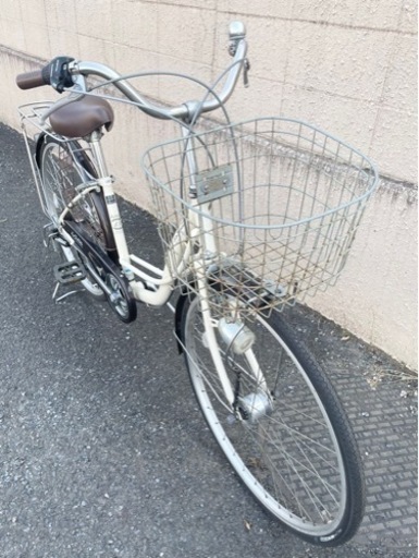 GM744 自転車 ママチャリ 白 6段ギア 26インチ リサイクルショップ ケイラック朝霞田島店