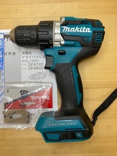 中古 マキタ　DF484D 18V ドライバドリル　青